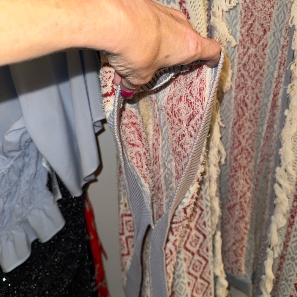 CAbi Multicolor Knit Poncho - Picture 8 of 12